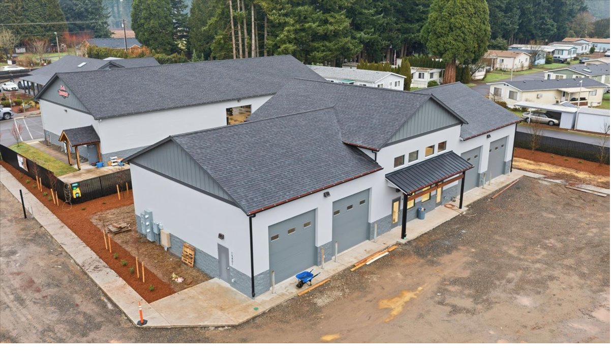 Aerial exterior view of 15805 NE Caples Rd